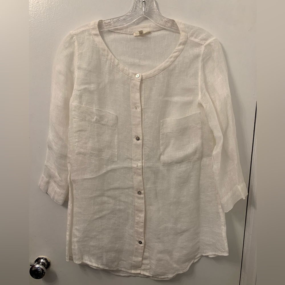 Eileen Fisher linen top